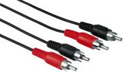 hama 11947 audio and video cable 2xrca 12m photo