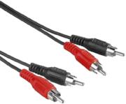 hama 30468 rca connecting cable 2 rca plugs 2 rca plugs 5 m photo
