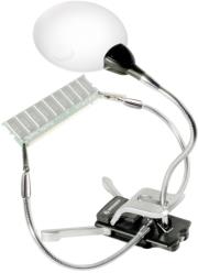 bresser 2x 4x 88mm third hand magnifier with led illumination photo