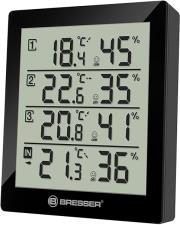 bresser temeo hygro quadro thermo hygrometer black photo