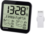 bresser mytime meteotime lcd wall clock black photo