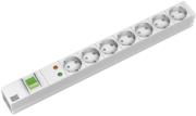 bachmann 7 socket 19 it pdu basic 1 u surge protect silver grey photo