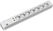 bachmann 7 socket 19 it pdu pvc surge protect silver photo