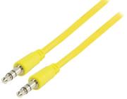 valueline vlmp22000y100 35mm stereo audio cable 1m yellow photo