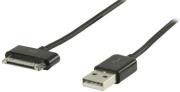 valueline vlmp39100b100 data and charging cable black photo