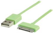 valueline vlmp39100g100 data and charging cable green photo