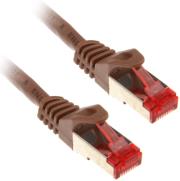 inline patch cable s ftp cat6 rj45 05m brown photo