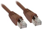 inline patch cable s ftp cat5e rj45 2m brown photo