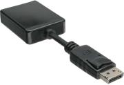 inline adapter cable displayport plug to dvi d female black photo