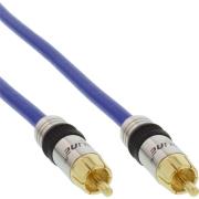 inline rca audio cable gold plated plug 1xrca 05m photo