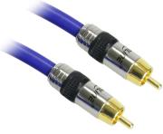 inline rca video cable gold plated plug 1xrca 05m photo