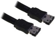 inline esata ii external connection cable 05m black photo