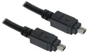 inline firewire ieee1394a cable 4 pin 3m photo