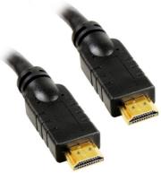 inline hdmi cable high speed with ethernet 25m black photo