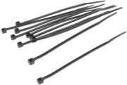 inline cable ties set 100mm black 100 pcs photo