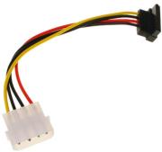inline sata power adapter cable to 4 pin molex angled up photo