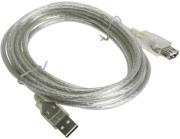 inline usb20 extension cable type a 2m transparent photo
