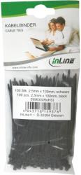 inline cable ties set 100mm white 100 pcs photo