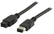 valueline vlcp62600b200 firewire 6 pin to 9 pin cable 2m black photo