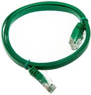 inline patch cable flat u utp cat6 1m green photo