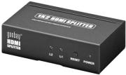 goobay 60814 hdmi splitter 1 in 2 out photo