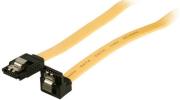 valueline vlcp 73255y 100 sata 6gb s data cable 7 pin with lock f f 90 angled 1m yellow photo