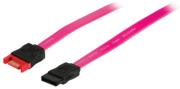valueline vlcp 73105r sata 3gb s data extension cable 7 pin f m 1m red photo