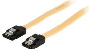 valueline vlcp73250y100 sata 6gb s data cable 7 pin with lock f f 1m yellow photo