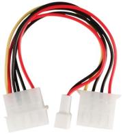 valueline vlcp74030v015 internal power adapter cable molex male female 2 pin fan power 015m photo