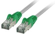 valueline vlcp85150e300 ftp cat5e cross network cable 3m grey green photo
