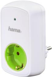 hama 108869 premium surge protection adapter white green photo