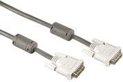 hama 20156 dvi dual link connection cable dvi plug dvi plug 18m grey photo