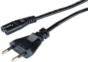 hama 29167 mains lead 2 pin cable euro plug 15m black photo