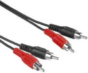hama 30457 audio cable 2 rca plugs 2 rca plugs 25m photo