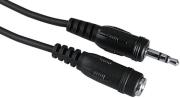 hama 43302 audio extension cable 35mm male jack plug 35 mm female jack plug 5m photo