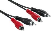 hama 43316 audio cable 2 rca male plugs 2 rca male plugs 15m photo