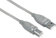 hama 45024 usb20 connection cable a plug b plug 75m grey photo