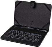 hama 50469 otg black tablet bag 101 with integrated keyboard photo