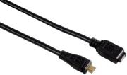 hama 54558 micro usb20 extension cable gold plated 18m black photo