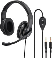 hama 139925 hs p300 pc office headset stereo black
