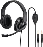 hama 139925 hs p300 pc office headset stereo black photo