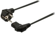 valueline vlep10020b200 power cable schuko angled male iec 320 c13 angled 2m black photo