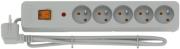 acar surge protector x5 3m grey me diakopti photo