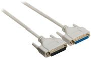 valueline vlcp52110ivory200 rs232 extension cable d sub 25 pin male female 2m ivory photo