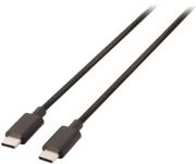 valueline vlcp60700b100 usb20 cable c male c male 1m black photo