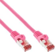 inline patch cable s ftp pimf cat6 250mhz pvc copper pink 15m photo