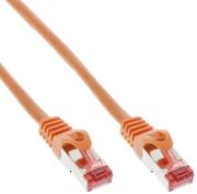 inline patch cable s ftp pimf cat6 250mhz pvc copper orange 15m photo
