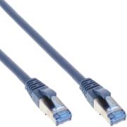 inline patch cable s ftp pimf cat6a halogen free 500mhz blue 5m photo