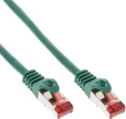 inline patch cable s ftp pimf cat6 250mhz copper halogen free green 10m photo
