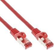 inline patch cable s ftp pimf cat6 250mhz copper halogen free red 10m photo
